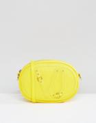 Versace Jeans Small Cross Body Bag In Yellow - Gold