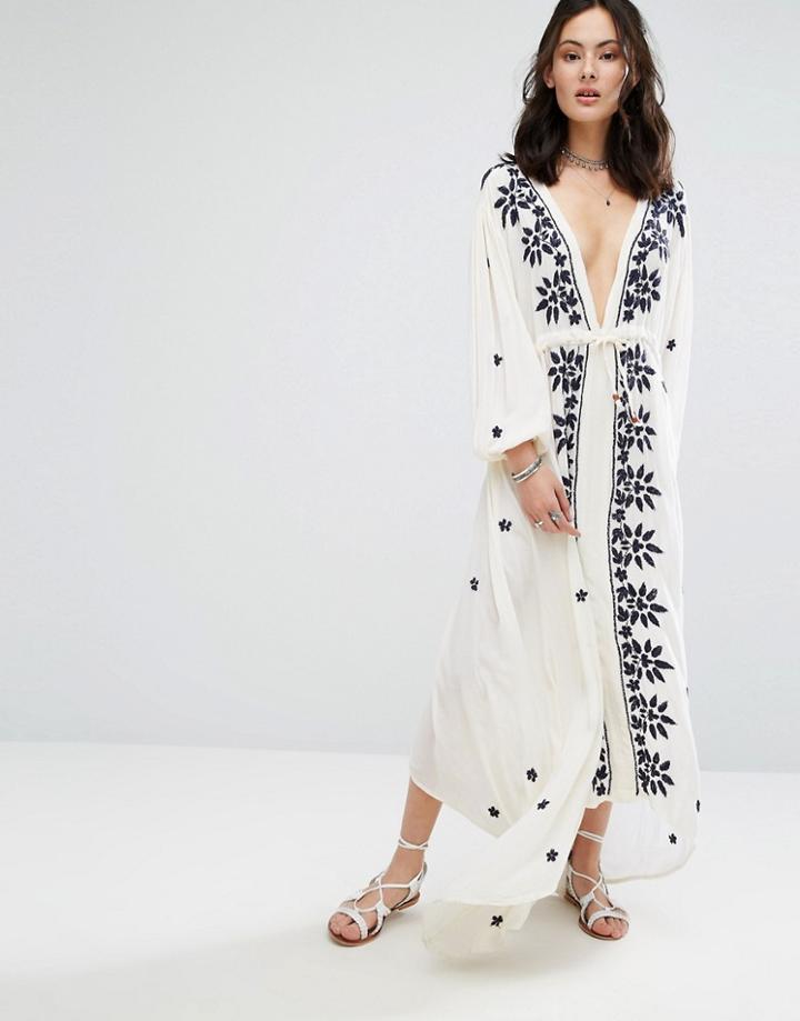 Raga The Juliette Robe Maxi Dress - White