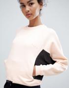 Blfd Batwing Mesh Insert Sweat - Pink