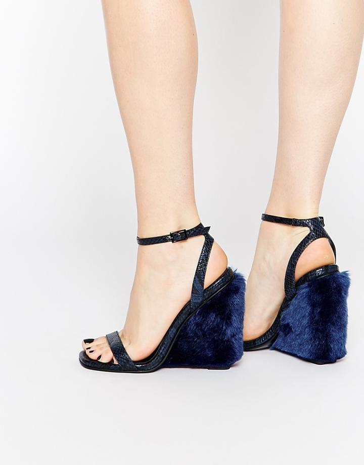 Asos Hippie Wedges - Navy