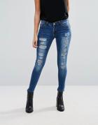 Madam Rage Destroy Jean - Blue
