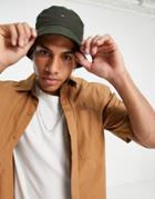 Tommy Hilfiger Bucket Hat With Small Flag Logo In Olive Green