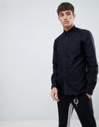Fred Perry Buttondown Oxford Shirt In Black - Black