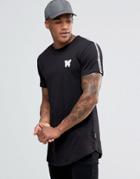 Good For Nothing T-shirt With Taping - Black