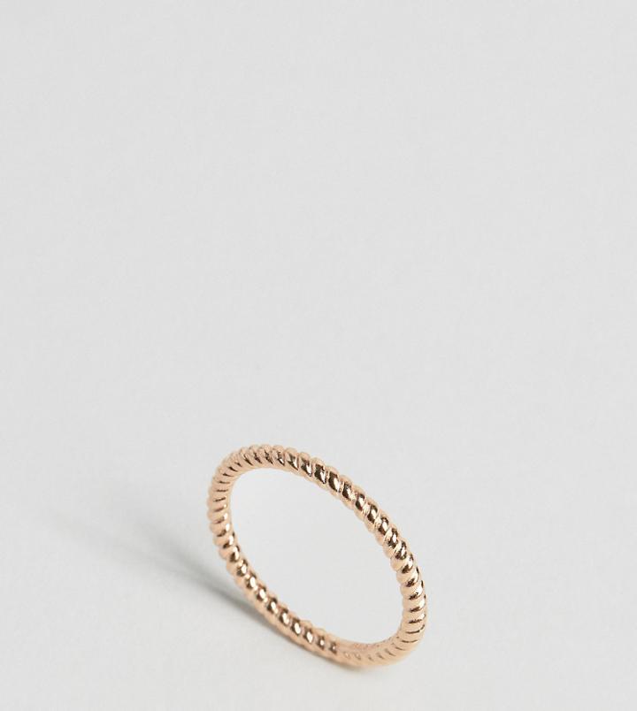 Pieces & Julie Sandlau Rose Gold Plated Judy Ring - Gold