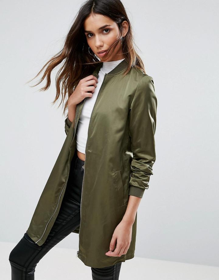 Vila Longline Bomber - Green