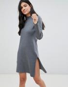 Deby Debo Angelina Jersey Dress - Gray