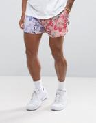 Jaded London Shorts In Floral Print - Pink