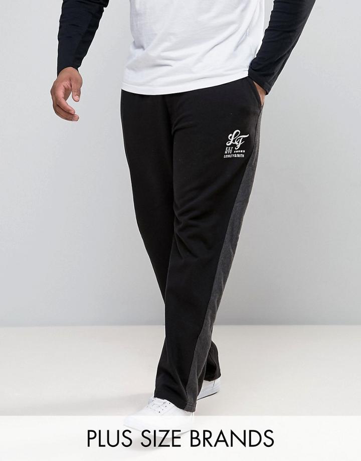 Loyalty And Faith Plus Pittsburgh Joggers - Black