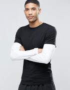 Asos Muscle Long Sleeve T-shirt With Double Layer Effect - Black