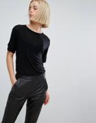 Moss Copenhagen Short Sleeve Easy T-shirt - Black