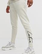 The Couture Club Skinny Sweatpants In Off White