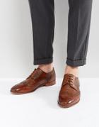 Kg Kurt Geiger Percy Brogue Shoes In Tan - Tan