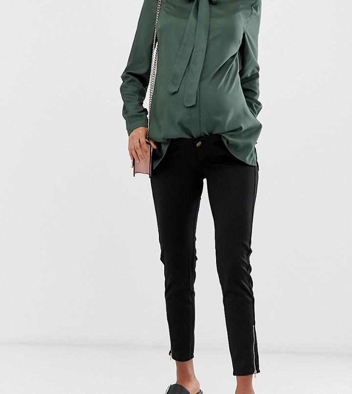 Bandia Maternity Over The Bump Legging With Zip Detail