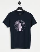 Heartbreak Palm Graphic T-shirt-black