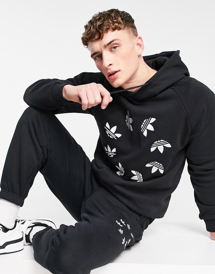 Adidas Originals Adicolor Bold Hoodie In Black