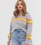 Junarose Stripe Sweater - Multi