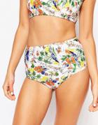 La Belle Rebelle Surfin Bird Honolulu Bikini Bottom - Honolulu