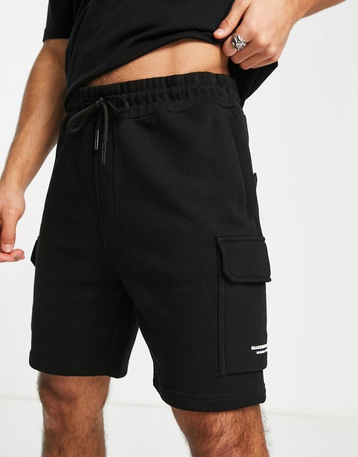 Marshall Artist Siren Cargo Shorts In Black