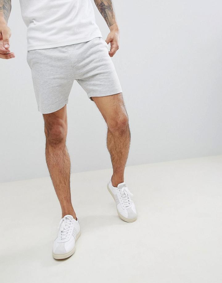 Selected Homme Jersey Short - Gray