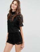 Stevie May Black Widow Top - Black