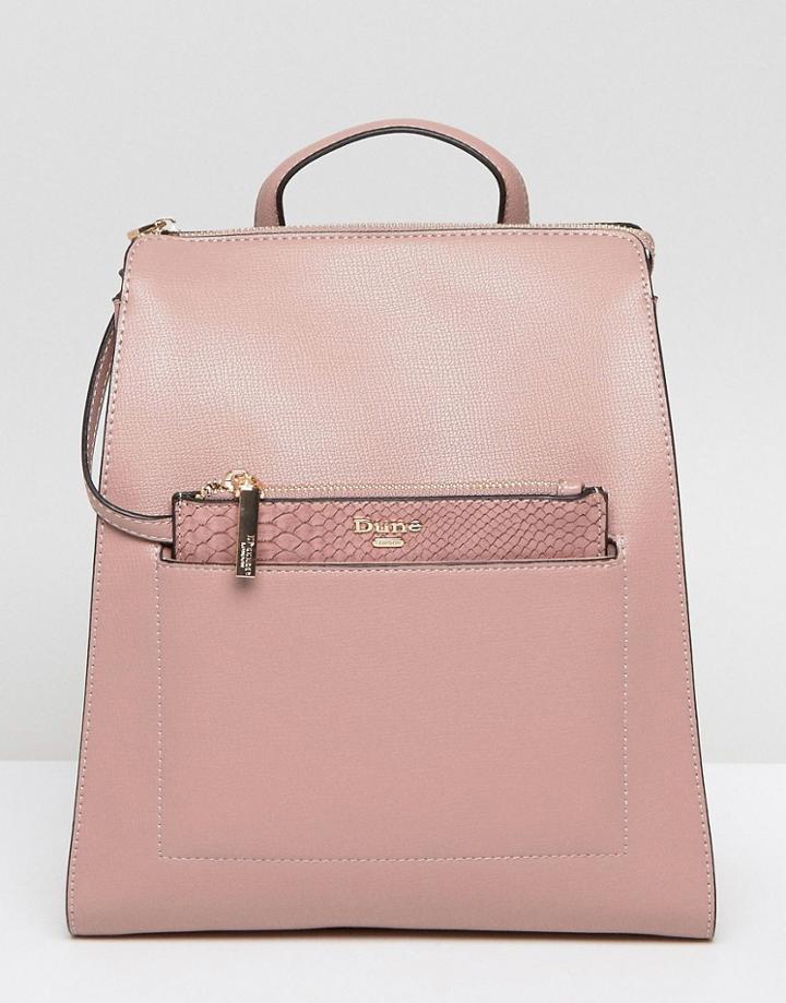 Dune Backpack With Removeable Zip Top Pouch - Pink