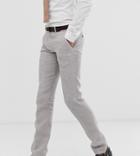 Twisted Tailor Tall Super Skinny Linen Suit Pants In Stone