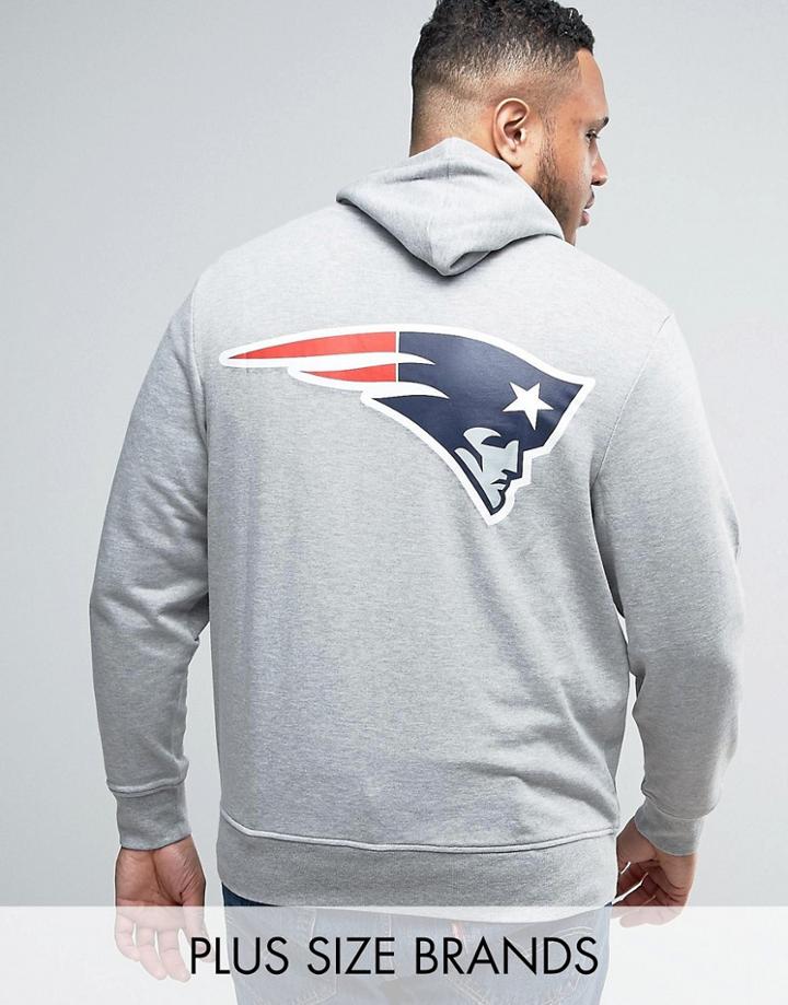 Majestic Plus Patriots Hoodie - Gray