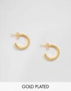 Ottoman Hands Classic Hoop Earrings - Gold