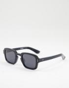 Spitfire Cut Fifteen Unisex Square Sunglasses In Black