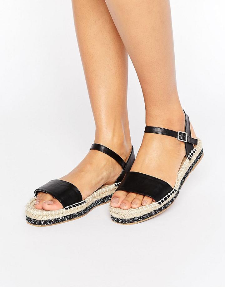 Asos Jolene Sandal Espadrilles - Black