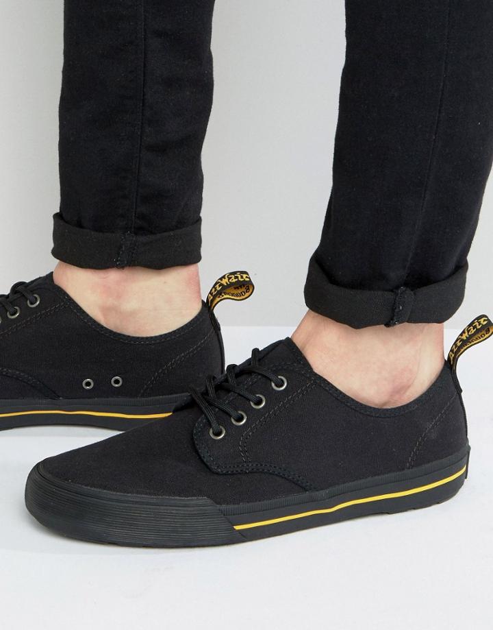 Dr Martens Pressler Canvas Sneakers - Black