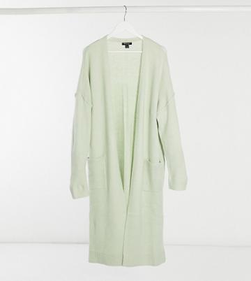 M Lounge Curve Relaxed Cardigan-green