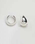 Limited Edition Chunky Round Hoop Earring - Silver