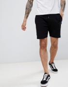 D-struct Short With Satin Leg Stripe - Black