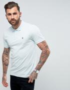 Original Penguin Winston Polo Pique Slim Fit Small Logo In Blue - Blue