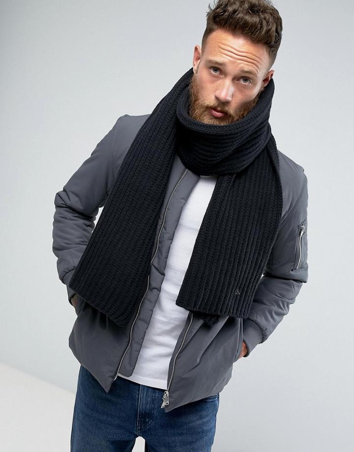 Dr Martens Knitted Scarf Black - Black