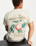 River Island Verano T-shirt In Ecru-neutral