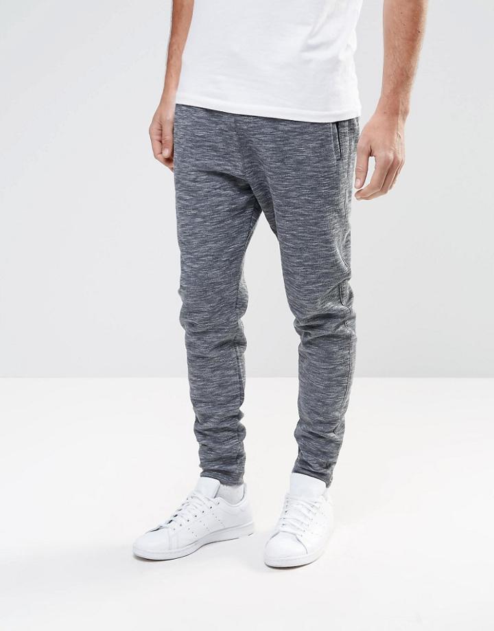 Selected Elias Skinny Joggers - Navy