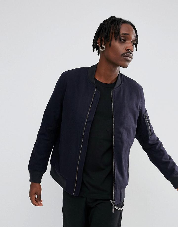 Carhartt Wip Perry Bomber Jacket - Navy