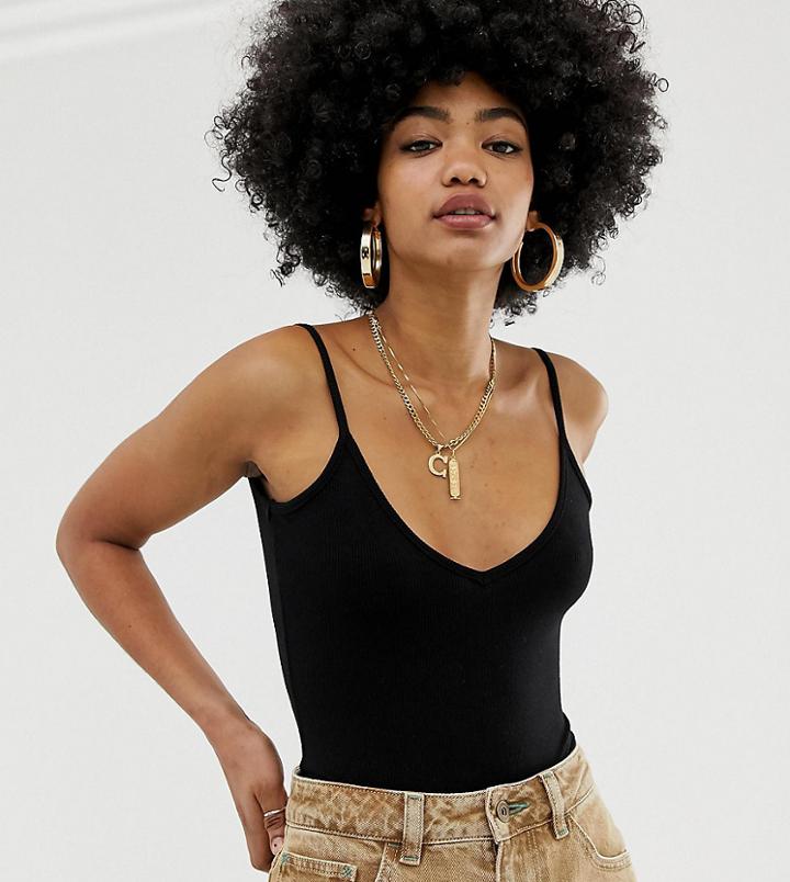 Collusion Cami Body In Black