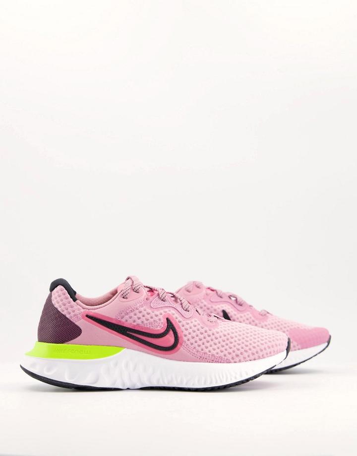 Nike Running Renew Run 2 Sneakers In Pink