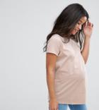 Asos Maternity Ultimate T-shirt With Crew Neck - Pink