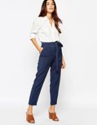 Warehouse Self Belt Utility Pant - Blue