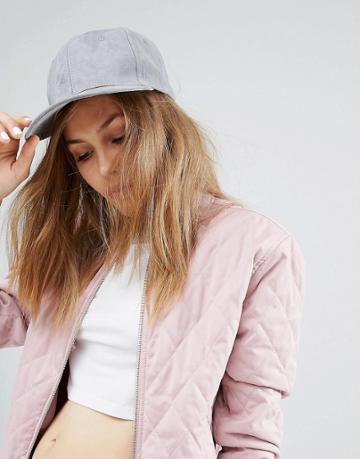 7x Suedette Cap - Gray