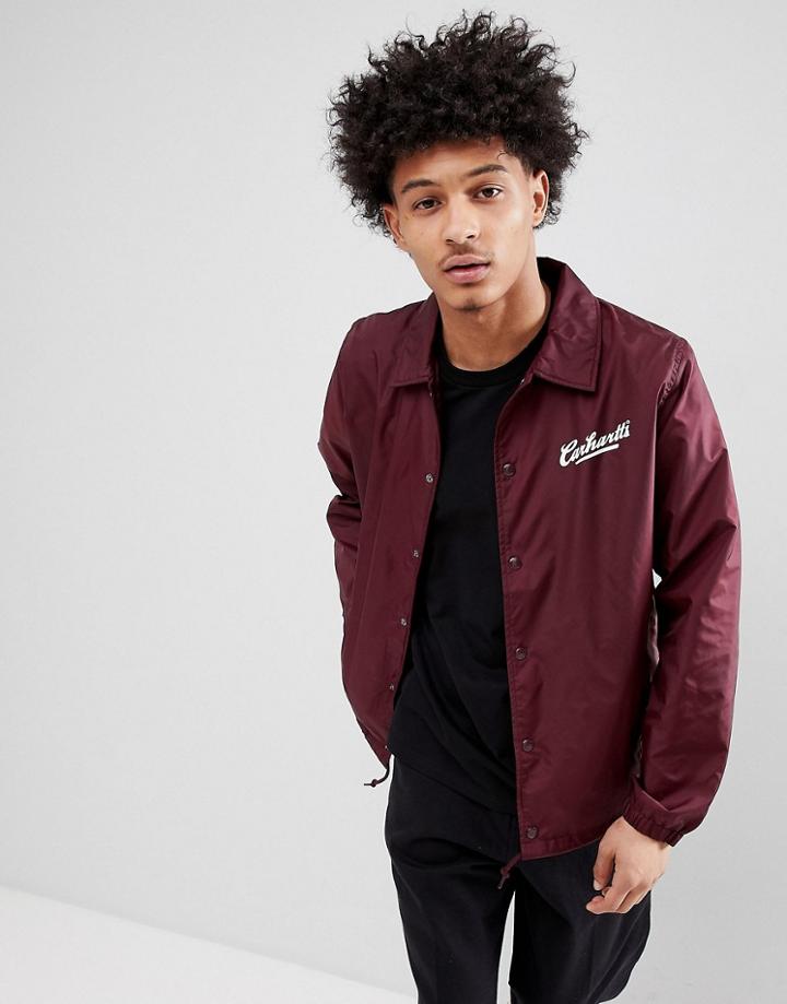 Carhartt Wip Coach Jacket - Red