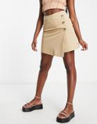 Y.a.s Tailored Suit Skirt In Camel - Part Of A Set-neutral