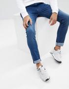 Blend Cirrus Skinny Jeans Midwash - Navy