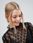 Asos Crystal Hair Crown - Gold