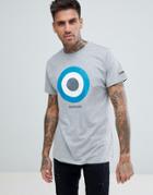 Lambretta Ringer Target T-shirt - Gray